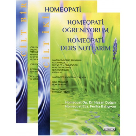 Homeopati Öğreniyorum - Homeopati Ders Notlarım (2 Cilt Takım)