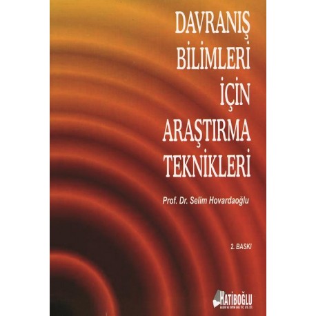 Davranış Bilimleri İçin Araştırma Teknikleri