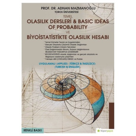 Temel Olasılık Dersleri ve Basic Ideas of Probability ve Biyoistatistikte...