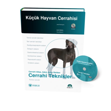 Küçük Hayvan Cerrahisi - Cerrahi Teknikler (Cerrahi Atlas, Adım Adım Rehber) Kitap + DVD