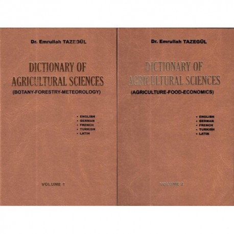 Dictionary Of Agricultural Sciences - Tarım Bilimleri Sözlüğü 