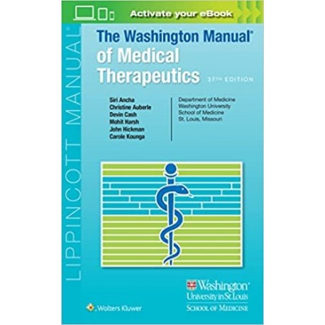 The Washington Manual of Medical Therapeutics, 37 Edition