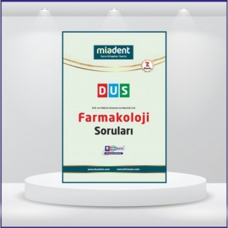 DUS Miadent Soruları ( 7.Baskı ) Farmakoloji