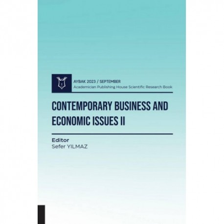 Contemporary Business and Economic Issues II ( AYBAK 2023 Eylül )