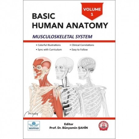 Basic Human Anatomy Musculoskeletal System Volume-1 - NOBEL Kitabevi