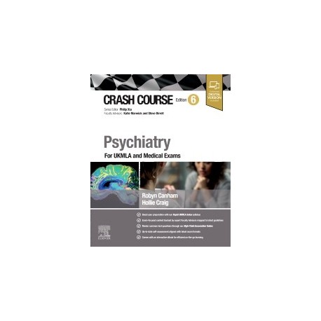  Crash Course Psychiatry, 6th Edition