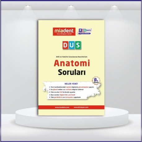 DUS Miadent Soruları ( 8.Baskı ) Anatomi