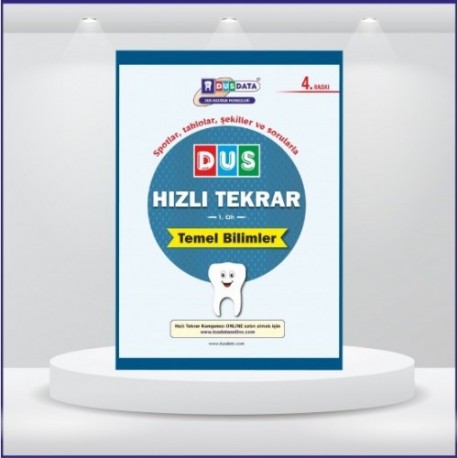 DUS Hızlı Tekrar ( 1.Cilt ) Temel / 4.Baskı