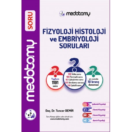 Medotomy Fizyoloji Soruları / Tuncer Demir